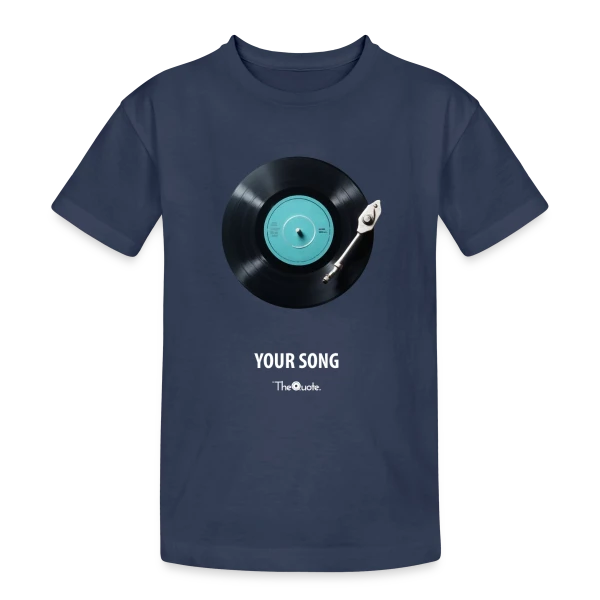 Ma Chanson Préférée Personnalisée sur T-shirt coton épais ado