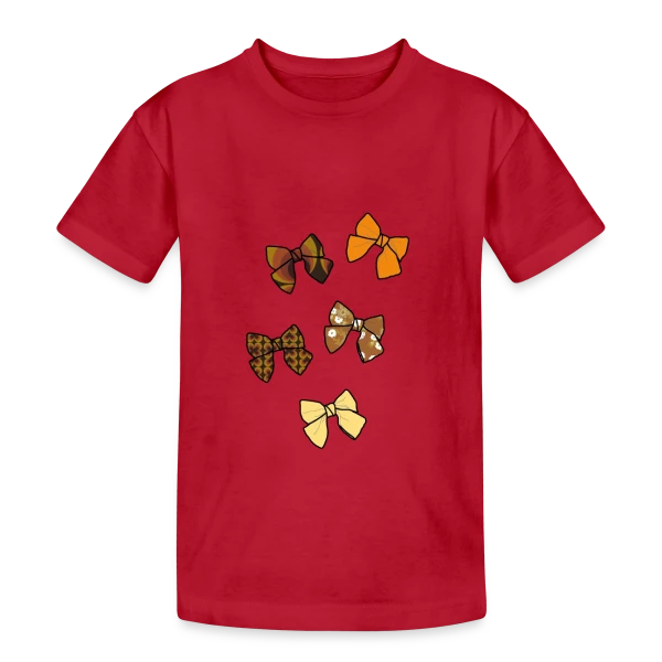 Nœuds Papillon Rétro Années 70 sur T-shirt coton épais ado