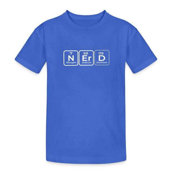 Élément Scientifique : Le Look Geek Chic sur T-shirt coton épais ado