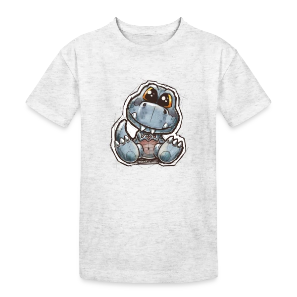 P'tit Dino Mignon sur T-shirt coton épais ado
