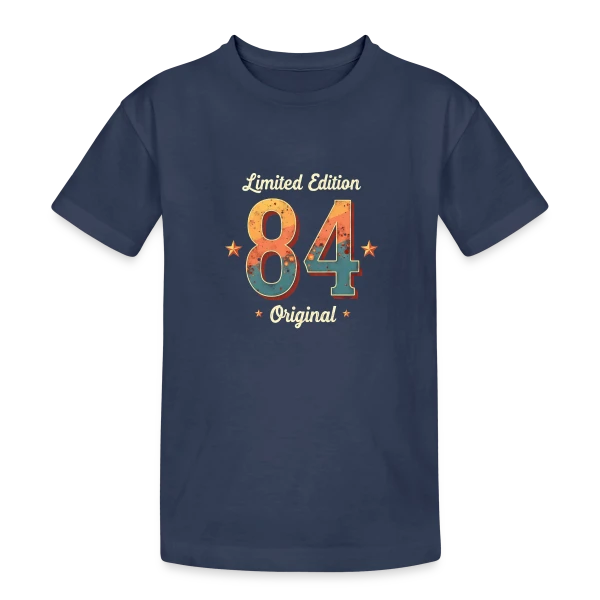 40e Anniversaire Homme Femme - 40 Ans en 1984 sur T-shirt coton épais ado