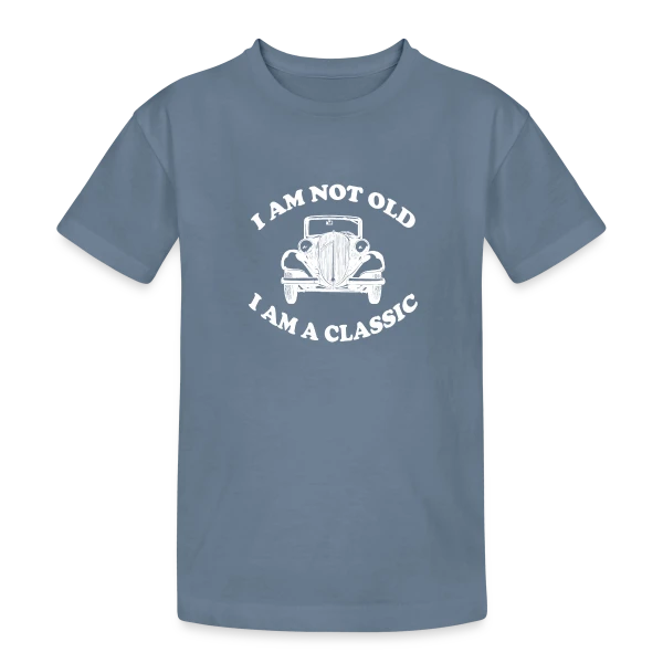 Je Suis Un Classique Humour sur T-shirt coton épais ado