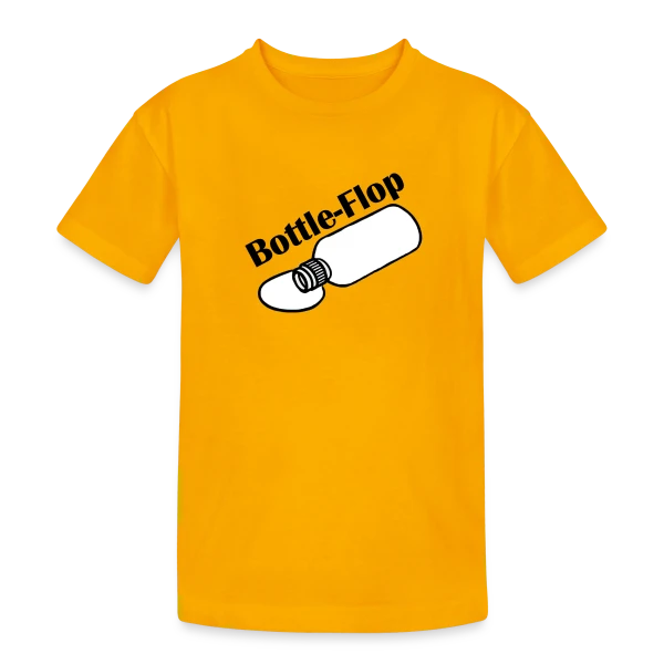 Bottle Flop Défi Raté sur T-shirt coton épais ado