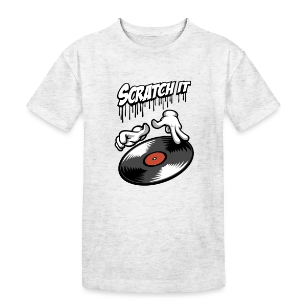 Scratch It: DJ Style sur T-shirt coton épais ado