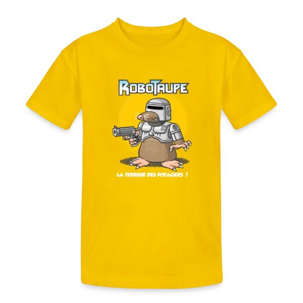 Robotaupe, Terreur du Jardin sur T-shirt coton épais ado