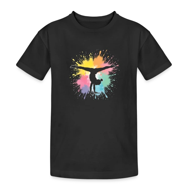 Gymnastique & Turnerine - Passion Sportive sur T-shirt coton épais ado