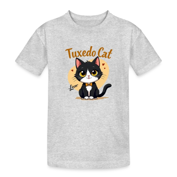 Amoureux du Chat Smoking - Cadeau Idéal sur T-shirt coton épais ado