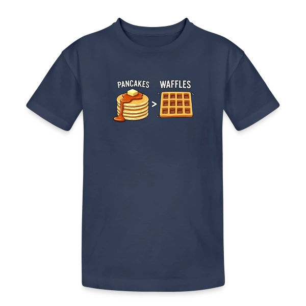 Team Pancakes : La Victoire est Sucrée sur T-shirt coton épais ado