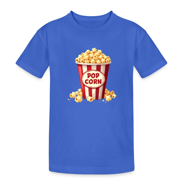 Popcorn Amusant - Idéal Carnaval Enfant sur T-shirt coton épais ado
