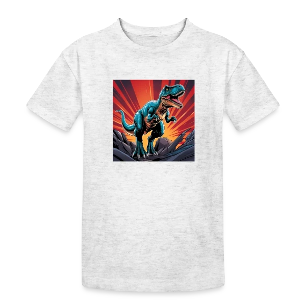 T-Rex Crépuscule sur T-shirt coton épais ado