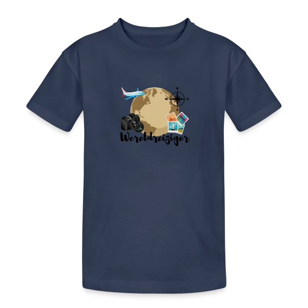 Voyageur du Monde Aventure sur T-shirt coton épais ado