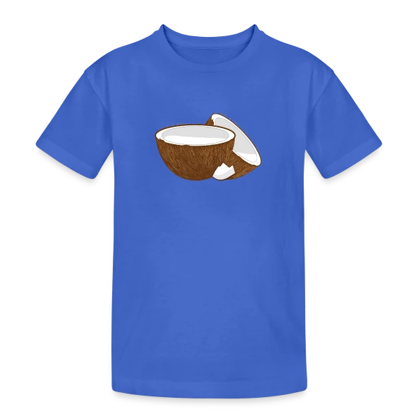 Moitiés de Noix de Coco - Évasion Tropicale sur T-shirt coton épais ado