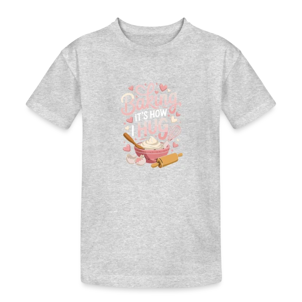 Passion Pâtisserie : Mon Cœur Fond pour les Douceurs sur T-shirt coton épais ado