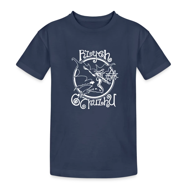 Cthulhu Metal : Horreur Cosmique sur T-shirt coton épais ado