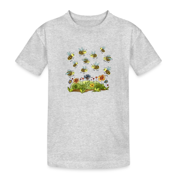 Monde des Insectes sur T-shirt coton épais ado