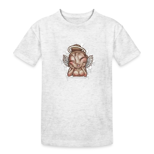 Ange Bulle Fantaisie sur T-shirt coton épais ado