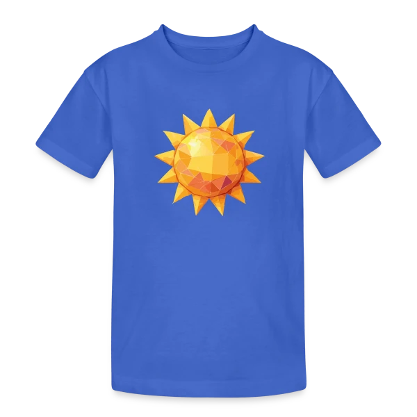 Soleil Radieux sur T-shirt coton épais ado