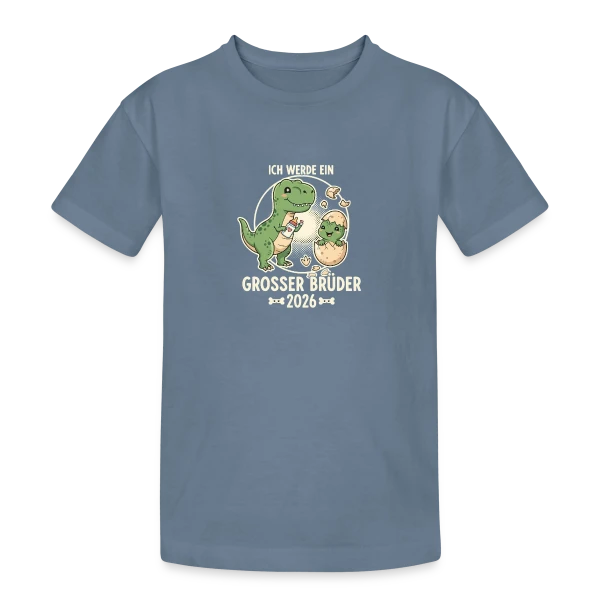 Futur Grand Frère 2026 sur T-shirt coton épais ado