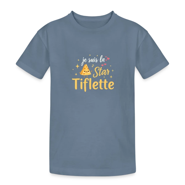 Onze - L'Élégance du Chiffre sur T-shirt coton épais ado
