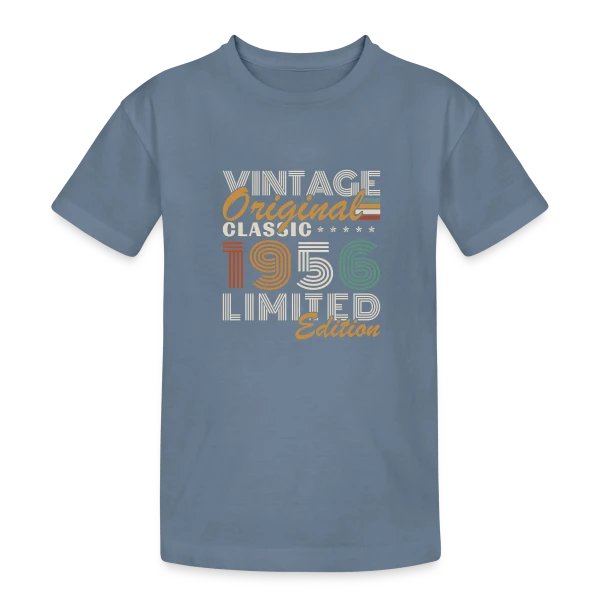 Vintage Original 1956 Classique sur T-shirt coton épais ado