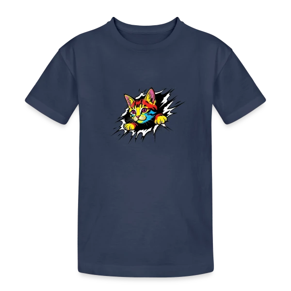 Pop Art Comic - Effet Larme Original sur T-shirt coton épais ado