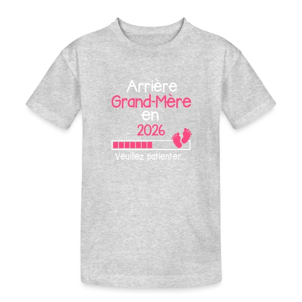 Arrière-Grand-Mère en Or sur T-shirt coton épais ado