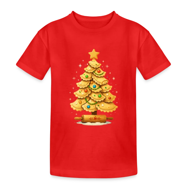 Amour des Pierogis sur T-shirt coton épais ado