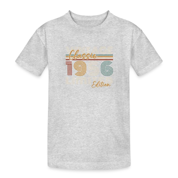 Classique Vintage 1956 Édition Limitée sur T-shirt coton épais ado