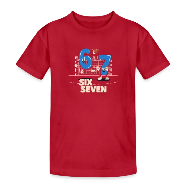 Passion Handball sur T-shirt coton épais ado