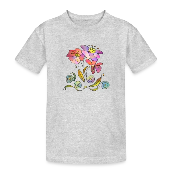 Esprit Libre sur T-shirt coton épais ado