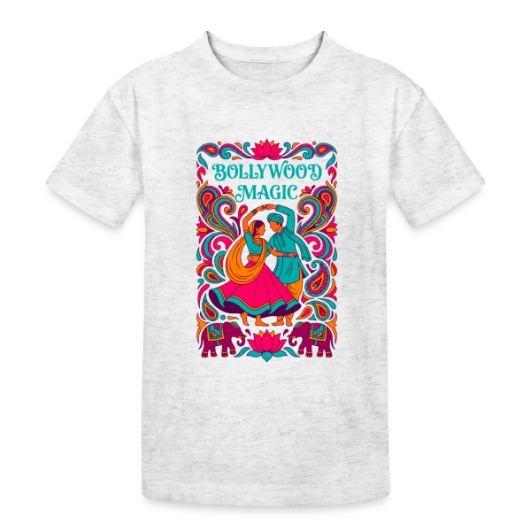 Magie Bollywood sur T-shirt coton épais ado