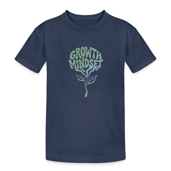 Mentalité de Croissance sur T-shirt coton épais ado