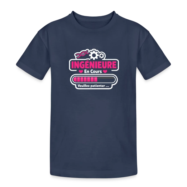 Harmonie Désordonnée sur T-shirt coton épais ado