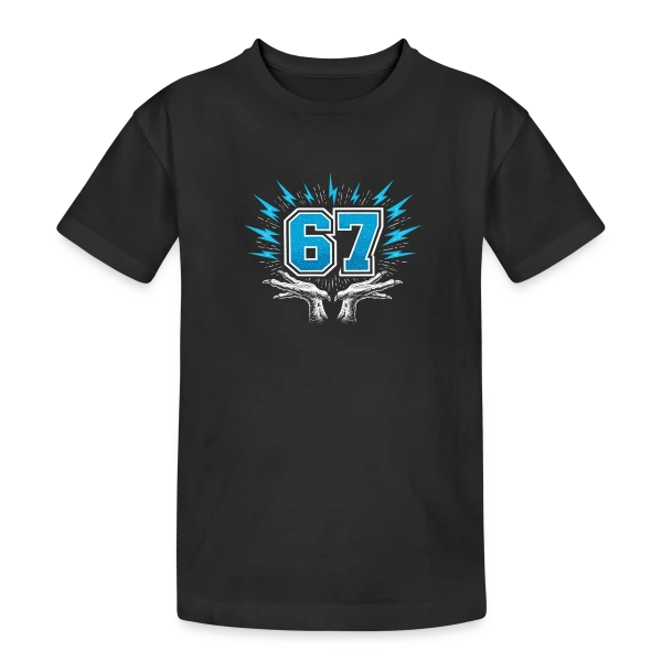 Connexion Numérique sur T-shirt coton épais ado
