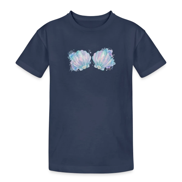 Élégance Courbe sur T-shirt coton épais ado