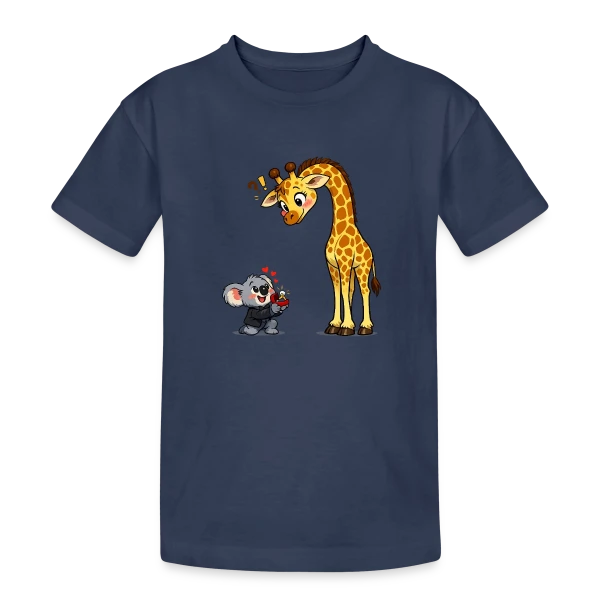 Création IA Abstraite sur T-shirt coton épais ado