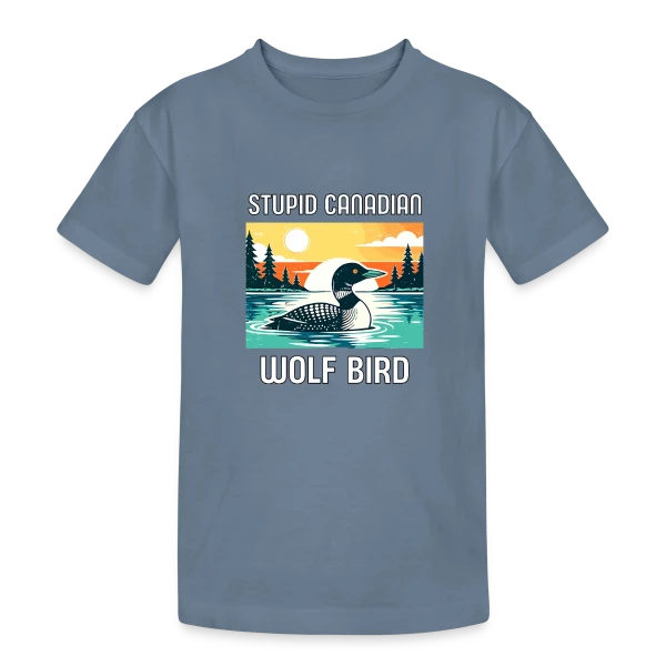 Plongeon Canadien Rétro sur T-shirt coton épais ado