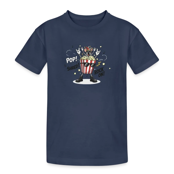 Design Énergique et Abstrait sur T-shirt coton épais ado