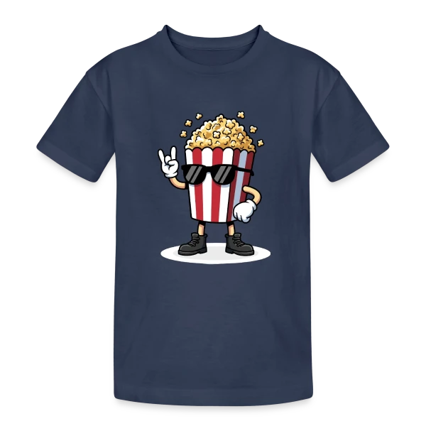 Motif Géométrique Contemporain sur T-shirt coton épais ado
