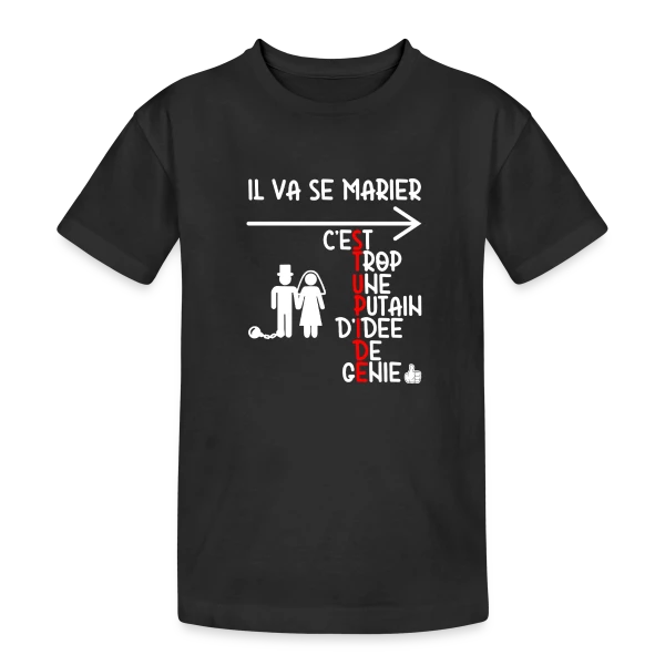 Le Numéro Huit sur T-shirt coton épais ado