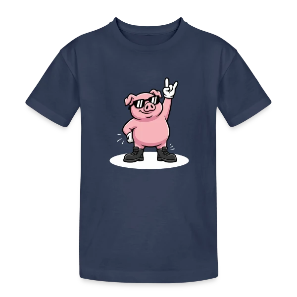 Pulse Énergétique sur T-shirt coton épais ado