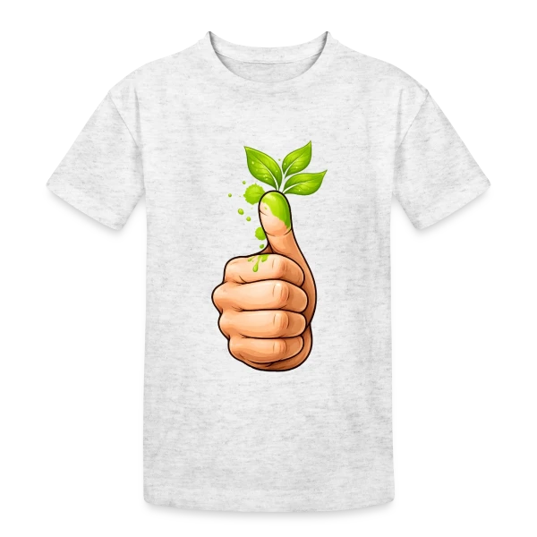 Le Pouce Vert sur T-shirt coton épais ado