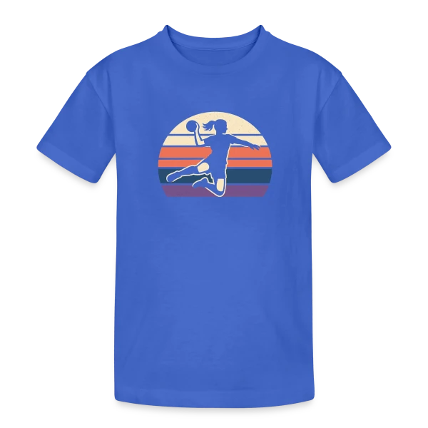 Design Minimaliste Géométrique sur T-shirt coton épais ado