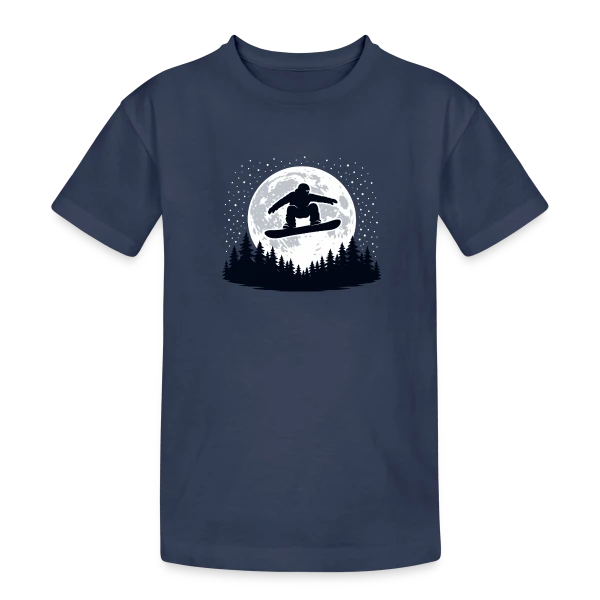 Rythmes Graphiques Uniques sur T-shirt coton épais ado