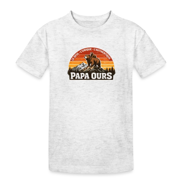 Design Mystère Abstrakt sur T-shirt coton épais ado