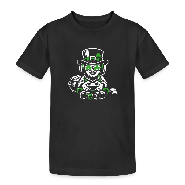 Design Moderne Épuré sur T-shirt coton épais ado