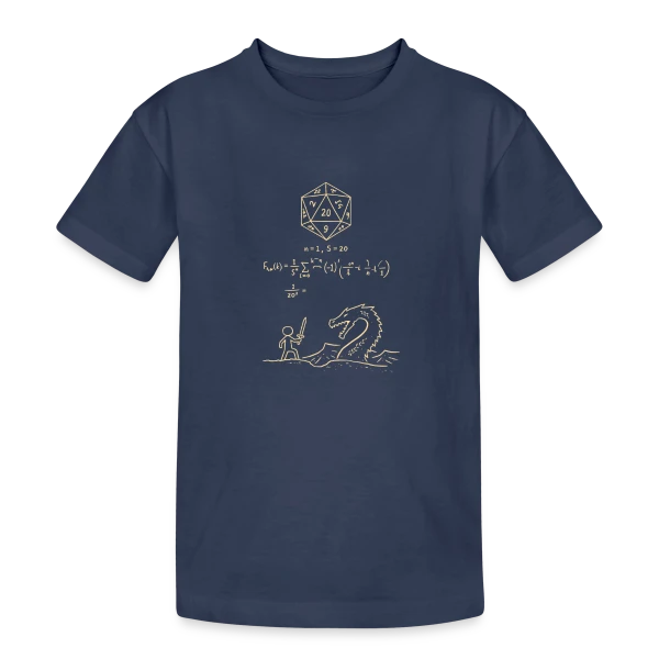 S-20_2 - Design Minimaliste Geek sur T-shirt coton épais ado