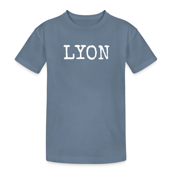 Chiffre Huit Élégant sur T-shirt coton épais ado