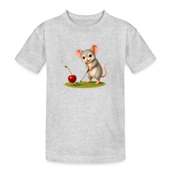 La Souris Golfeuse sur T-shirt coton épais ado