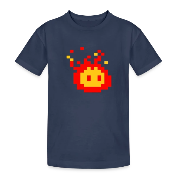 Boule de Feu Ardente - Puissance et Énergie sur T-shirt coton épais ado